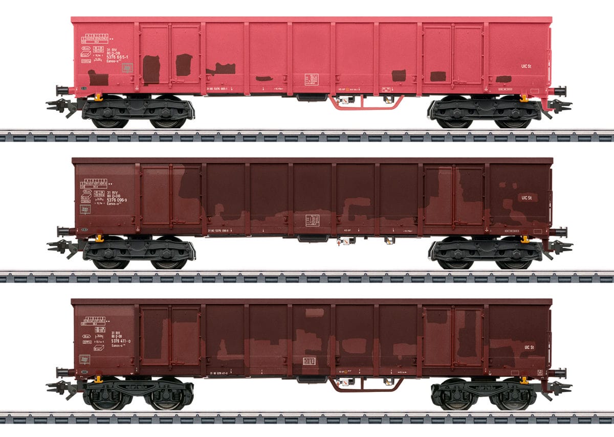 Märklin 47188 Hochbordwagen-Set Eanos-x DB AG H0 Modelleisenbahn Märklin 47188 Hochbordwagen-Set Eanos-x DB AG H0 Modelleisenbahn
