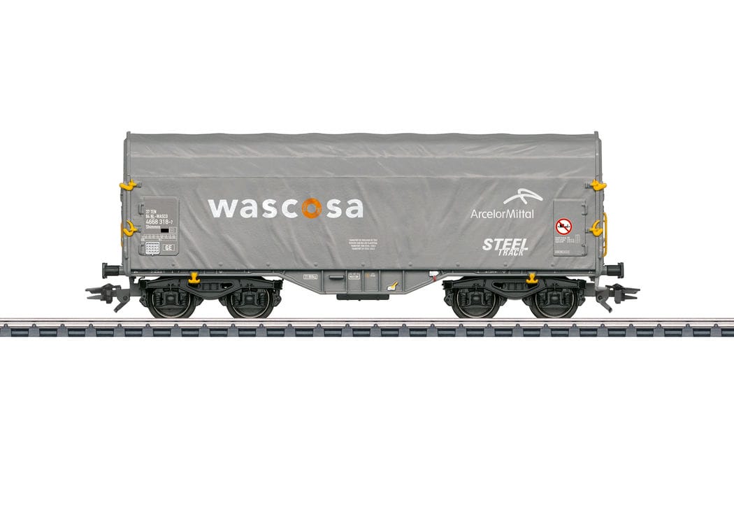 Märklin 47229 Schiebeplanenwagen Shimmns Wascosa AG H0 Modelleisenbahn