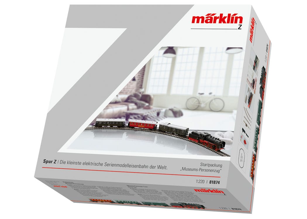 Märklin 81874 Startpackung Museumspersonenzug mit Dampflok BR 24 Epoche III-V Z