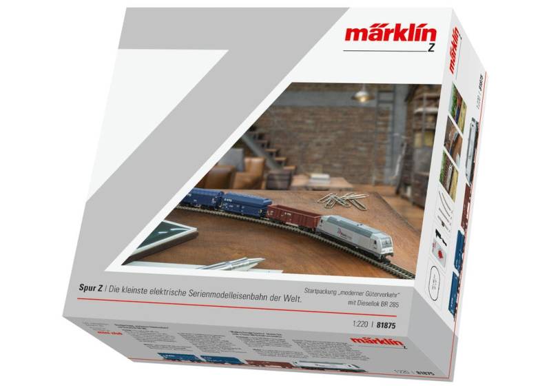 Märklin 81875 Startpackung "moderner Güterverkehr" Diesellok Baureihe 285 DB Z