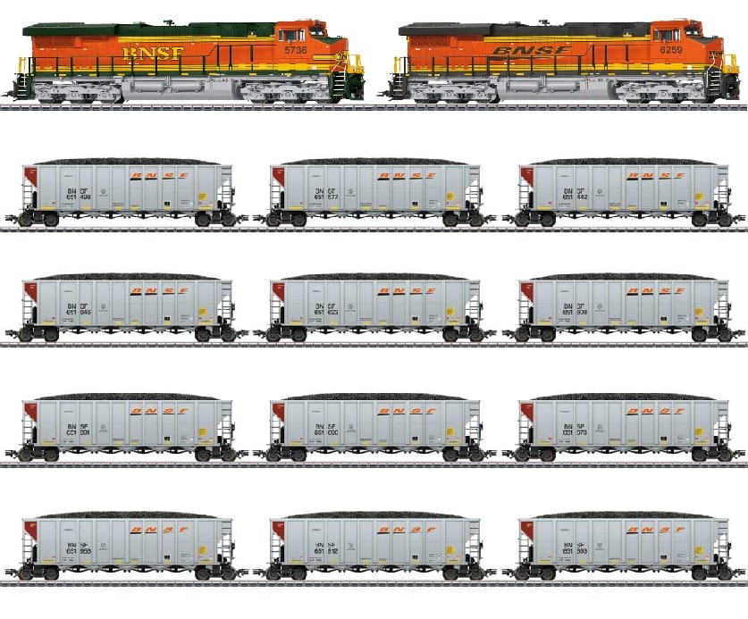 Märklin Kohletransport BNSF Epoche VI H0 H0 Modelleisenbahn