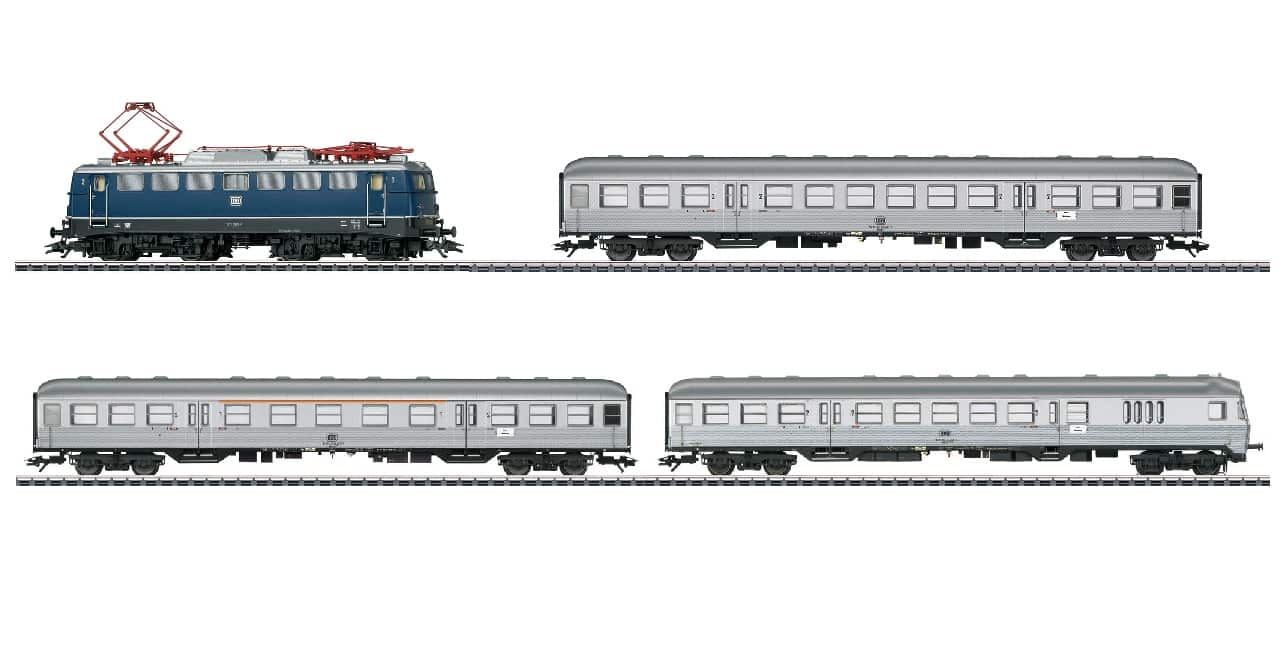 Märklin Silberling Personennahverkehrszug DB Epoche IV H0 Modelleisenbahn