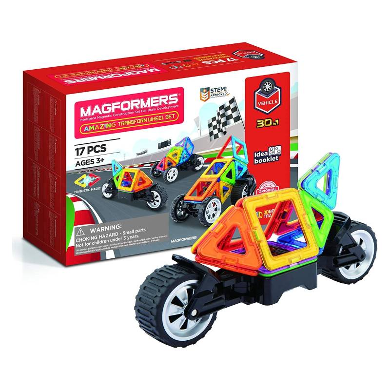 Magformers - Amazing Transform Wheel Set, 17 Teile