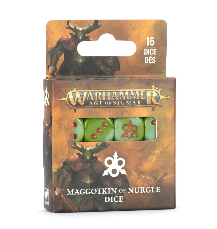 Maggotkin of Nurgle Dice Set 16 Würfel Games Workshop Warhammer Würfel Dices AoS Maggotkin of Nurgle Dice Set 16 Würfel Games Workshop Warhammer Würfel Dices AoS