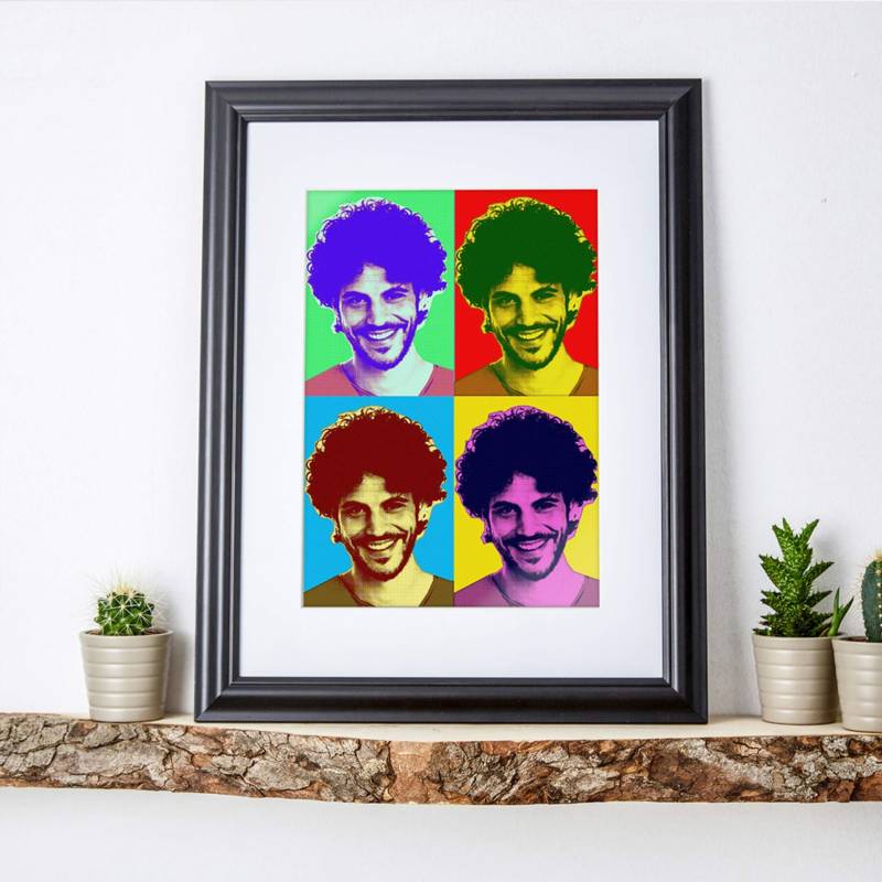 Personalisiertes Pop-Art Bild - Portrait von Monsterzeug