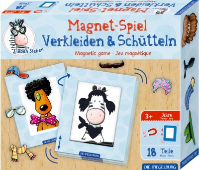 Magnetspiel Verkleiden & Schütteln Die Lieben Sieben