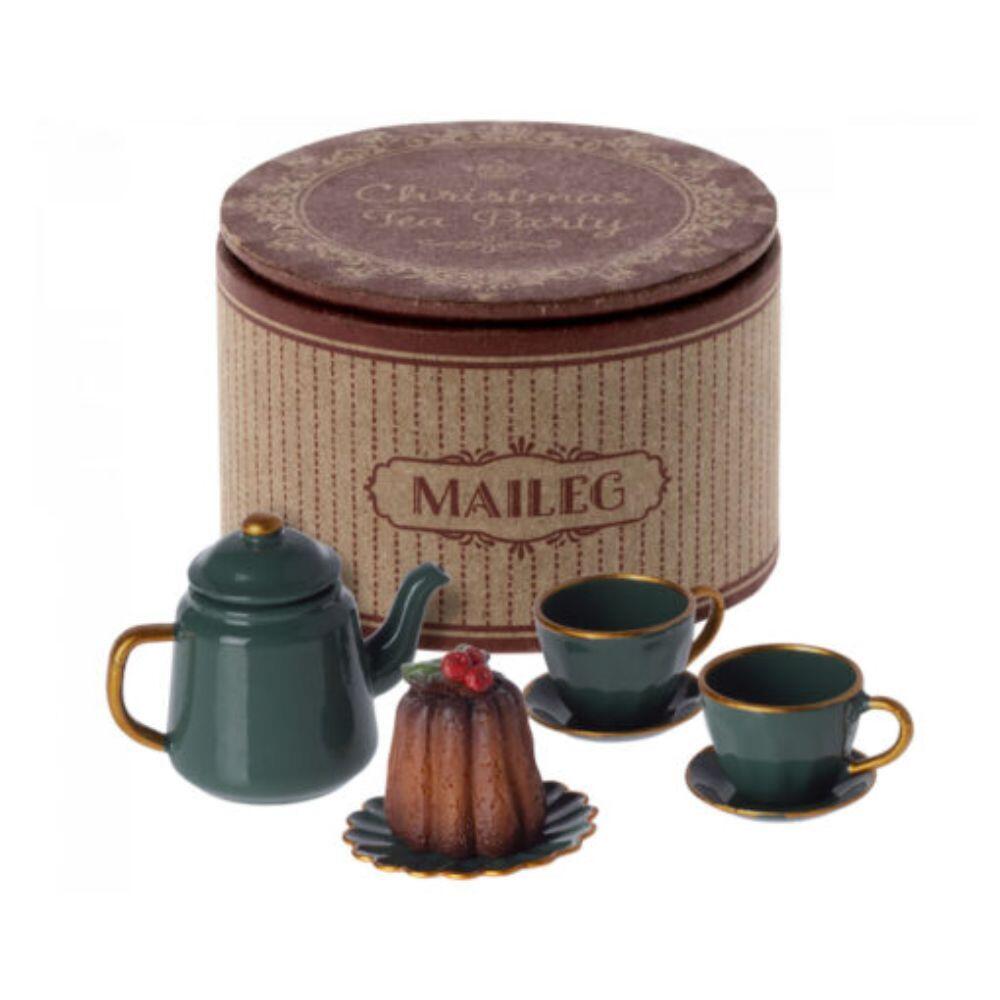 Maileg - Weihnachts-Teeparty-Set, Maus-Puppenhaus Maileg - Weihnachts-Teeparty-Set, Maus-Puppenhaus