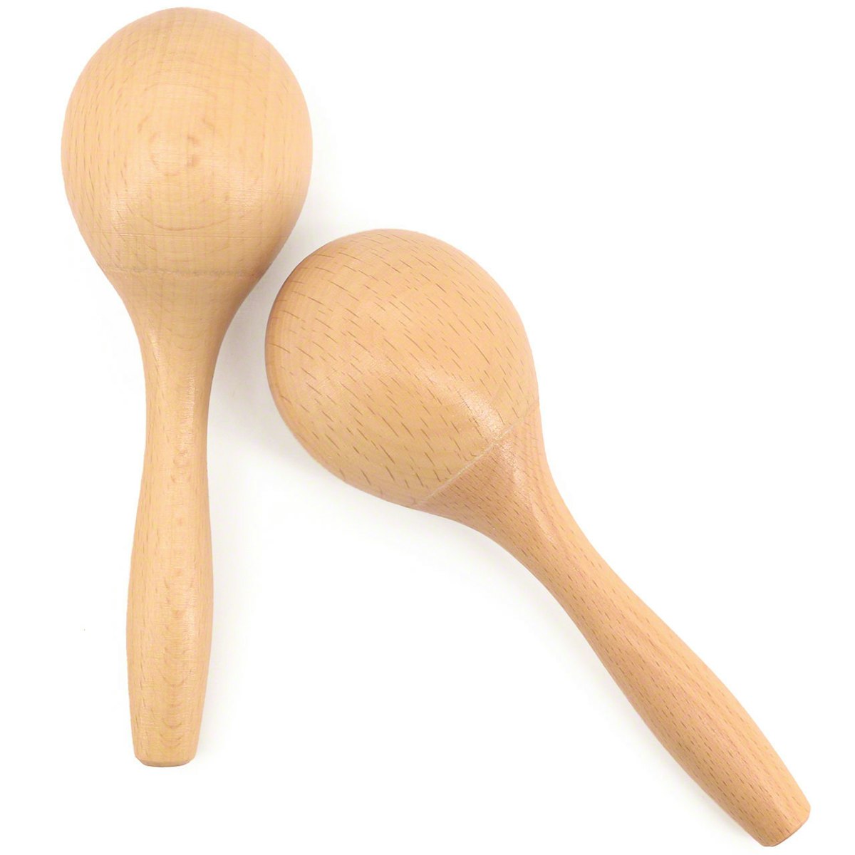 Maracas Paar aus Holz 14 cm ab 3 Jahre Maracas Paar aus Holz 14 cm ab 3 Jahre