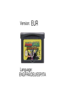 Mario & Luig Superstar Saga EUR Version 32 Bit Game For Nintendo GBA Console (Reproduction) Nintendo 3DS