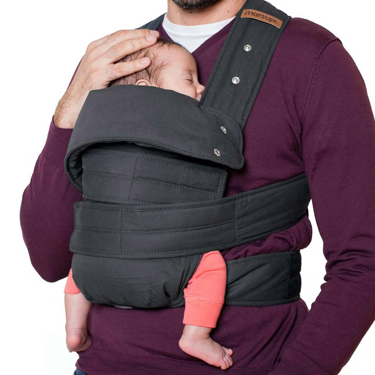 Marsupi Babytrage mit integrierter Kopfstütze XL Marsupi Babytrage mit integrierter Kopfstütze XL