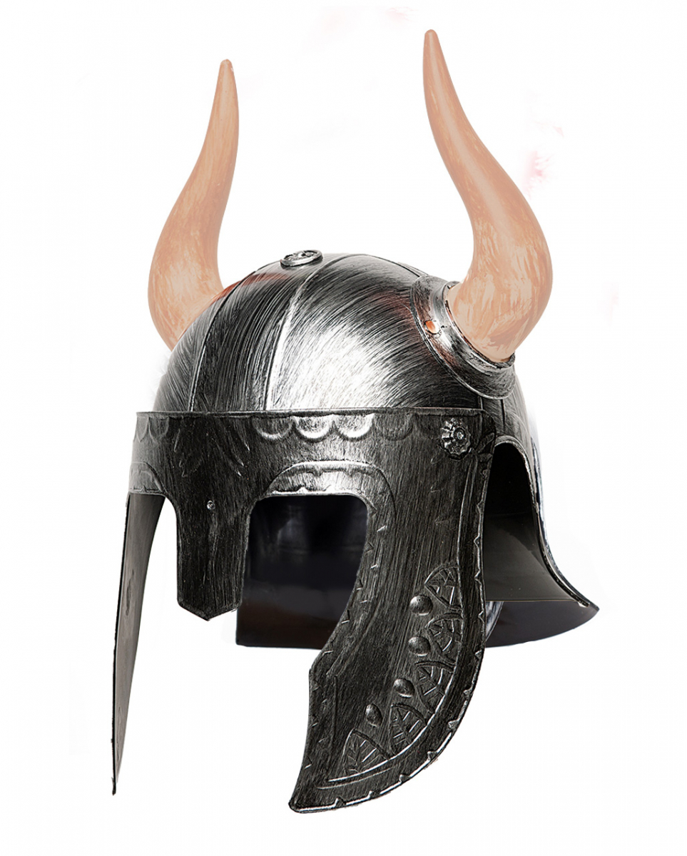Martialischer Krieger Helm mit Hörner Martialischer Krieger Helm mit Hörner