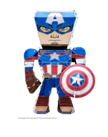 Marvel Avengers Legends Metal Earth | Captain America - 3D Metall Puzzle