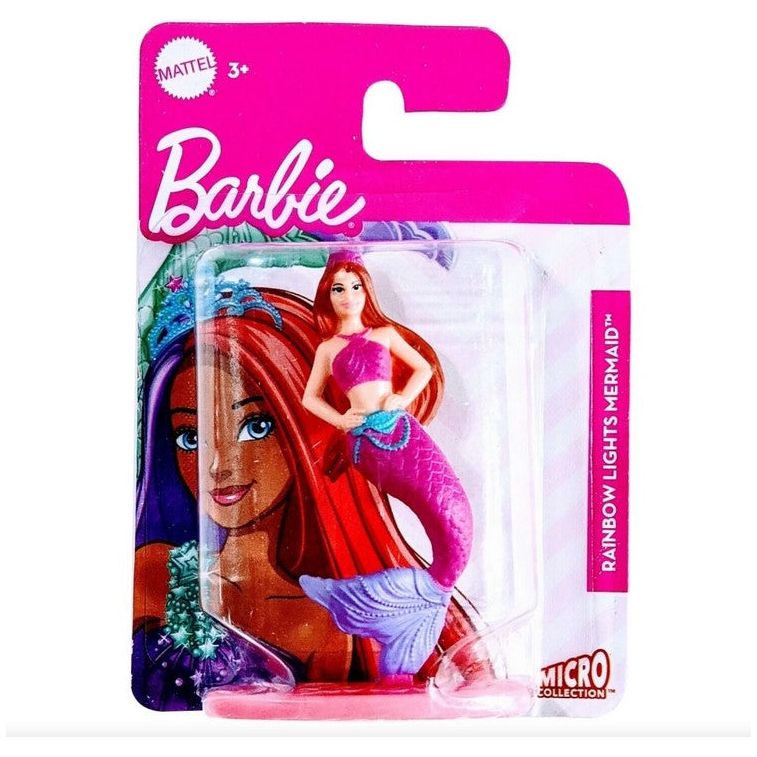 Mattel - Barbie Mini-Spielfiguren, Prinzessin, Meerjungfrau oder Fee