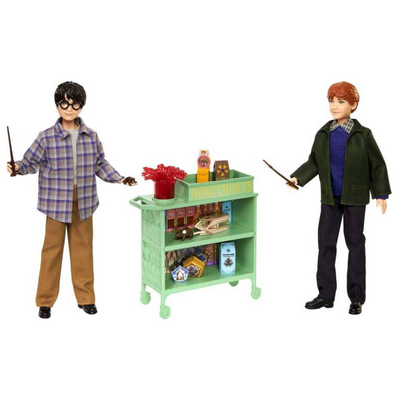 Mattel - HND79 - Harry Potter und Ron im Hogwarts Express, Spielfigur