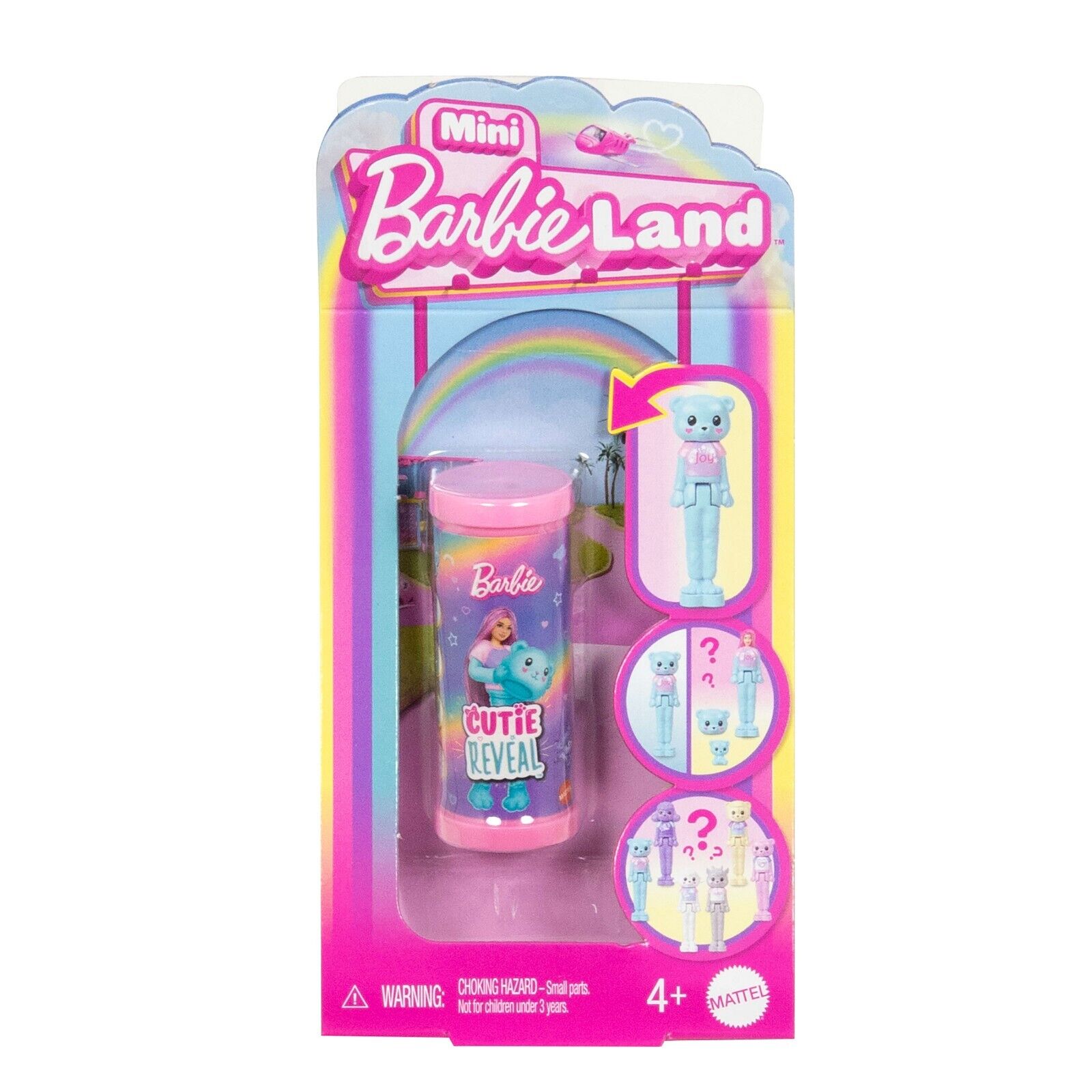 Mattel - JCR15 - Barbie - Mini Barbie Land - Cutie Reveal - Mini Puppe mit Haustier Mattel - JCR15 - Barbie - Mini Barbie Land - Cutie Reveal - Mini Puppe mit Haustier