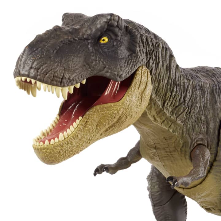 Mattel - JURASSIC WORLD - T-REX Dinosaurier Figur, 54 cm, GWD67