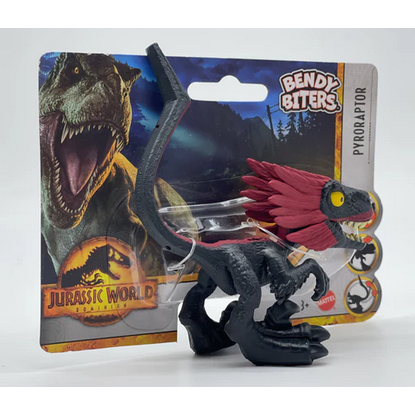 Mattel - Jurassic World - Bendy Biters - Spielfigur, Dinosaurier