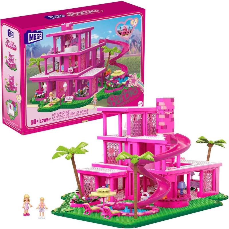 Mattel HPH26 - MEGA Barbie DreamHouse, Konstruktionsspielzeug,