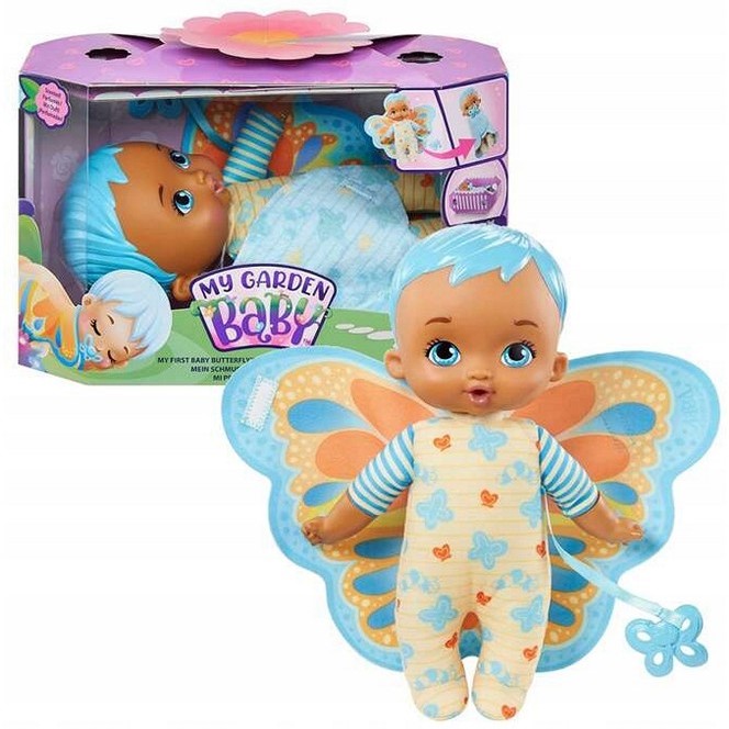 Mattel - My Garden Baby Puppe - Mein Schmuse Schmetterlings-Baby