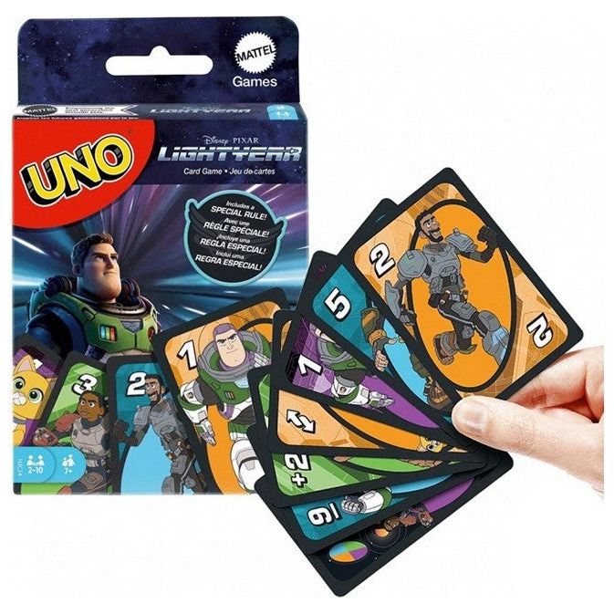 Mattel - UNO - Disney Pixar Lightyear Kartenspiel Gesellschaftsspiel