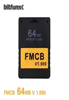 McBoot v1.966 64MB Memory Card for PS2 FMCB version 1.966 For Sony PS2 Playstation2 Gaming