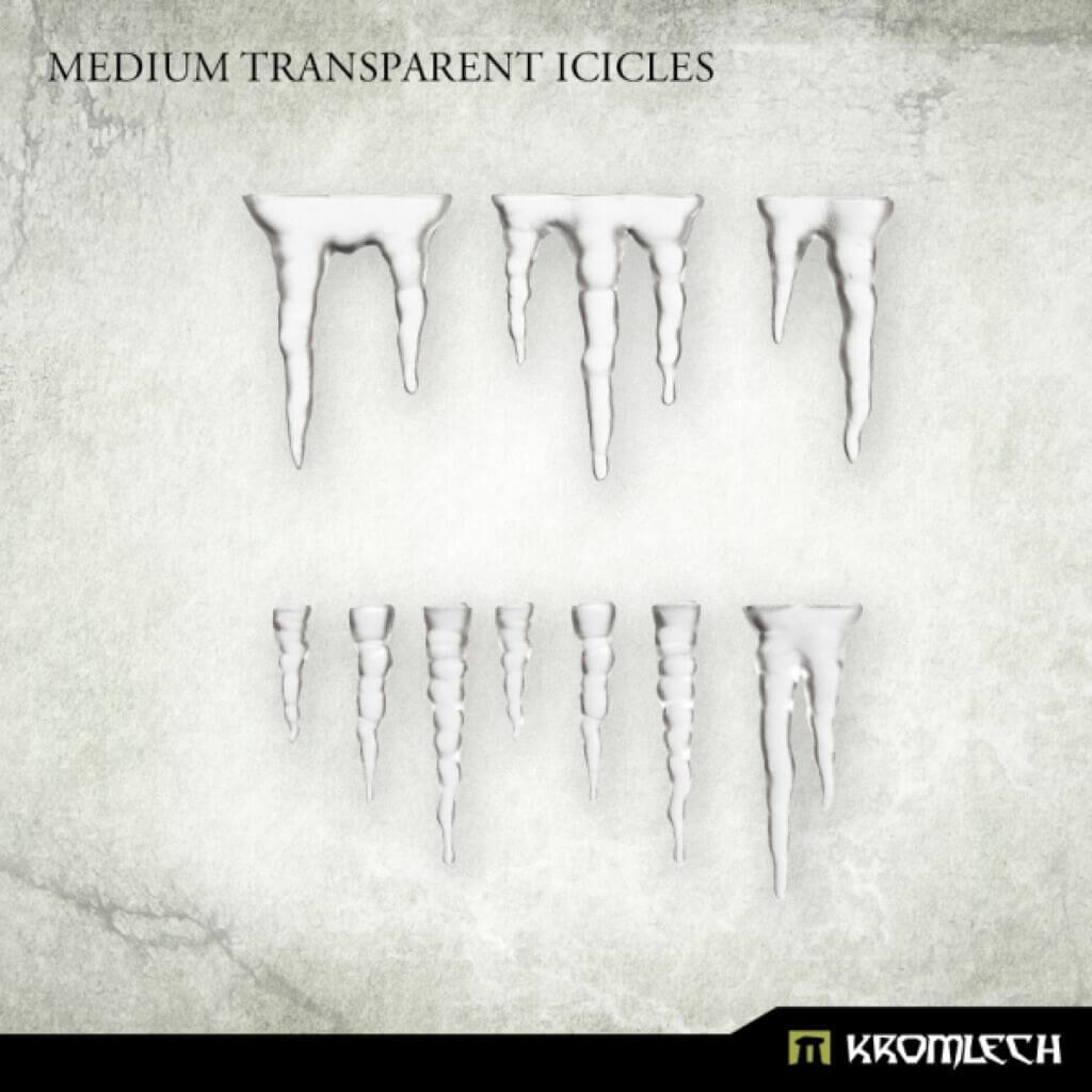 Medium Transparent Icicles (10)