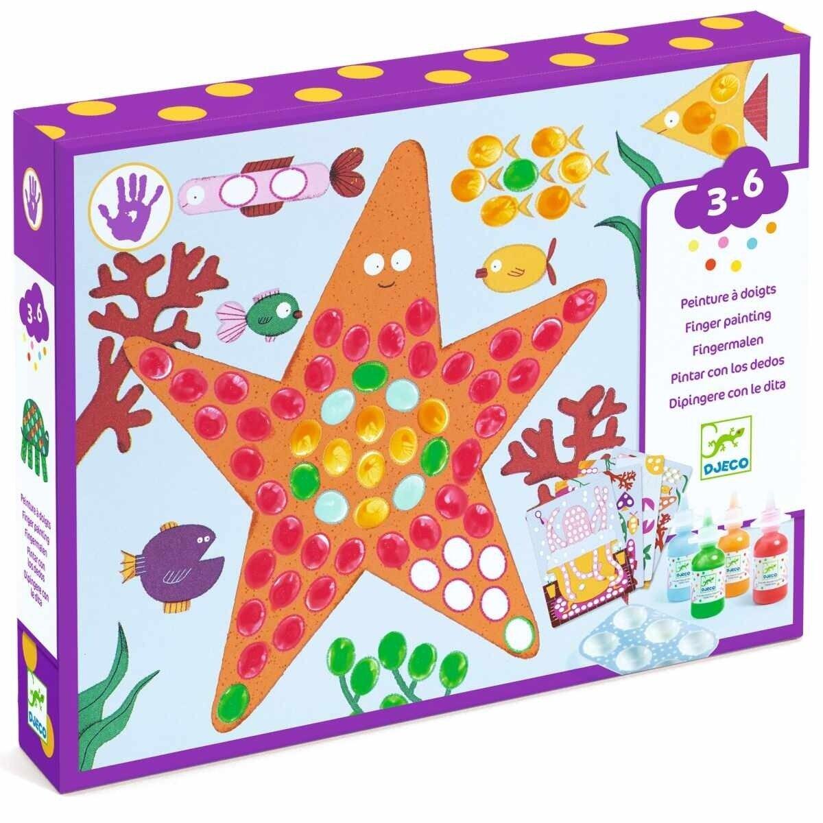 Meerestiere - Fingerfarben Meerestiere - Fingerfarben