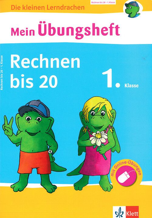 Mein Übungsheft - Rechnen bis 20 - 1. Klasse - Die kleinen Lerndrachen Mein Übungsheft - Rechnen bis 20 - 1. Klasse - Die kleinen Lerndrachen