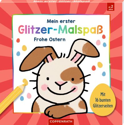 Mein erster Glitzer-Malspaß: Frohe Ostern - Malblock