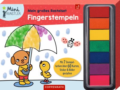 Mein großes Bastelset: Fingerstempeln