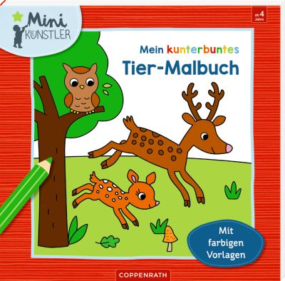 Mein kunterbuntes Tier-Malbuch (Mini-Künstler)