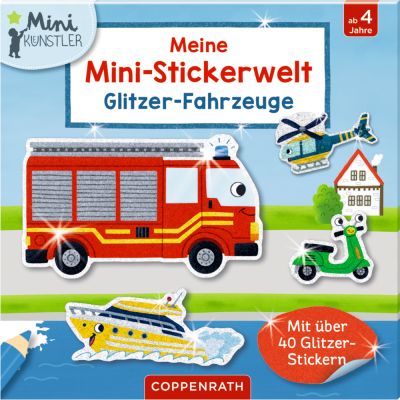 Meine Mini-Stickerwelt: Glitzer-Fahrzeuge (Mini-Künstler)