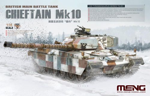 Meng British Main Battle Tank Chieftain Mk10 1/35 TS-051 Britischer Panzer