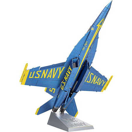 Metal Earth | Blue Angels F/A-18 Super Hornet - 3D Metall Puzzle Metal Earth | Blue Angels F/A-18 Super Hornet - 3D Metall Puzzle