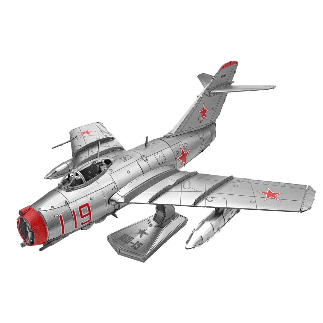 Metal Earth | Jagdflugzeug MIG-15 - 3D Metall Puzzle Metal Earth | Jagdflugzeug MIG-15 - 3D Metall Puzzle