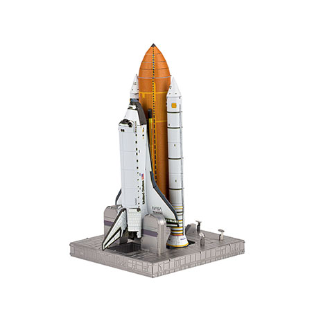 Metal Earth | Space Shuttle mit Startrampe - 3D Metall Puzzle