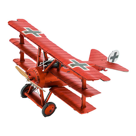 Metal Earth | Tri-Wing Fokker Roter Baron - 3D Metall Puzzle