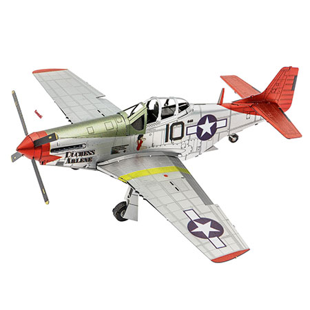 Metal Earth: Premium Series | Tuskegee Airmen P-51D Mustang - 3D Metall Puzzle