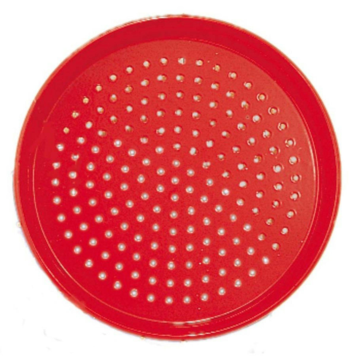 Metall Sandsieb rot 17 cm Metall Sandsieb rot 17 cm