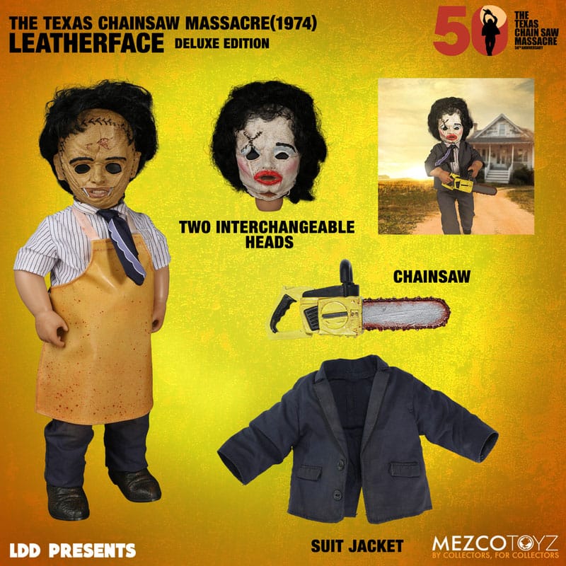 Mezco Living Dead Dolls Presents Texas Chainsaw Massacre (1974) Leatherface Deluxe Edition