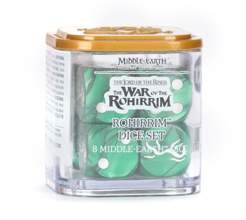 Middle-Earth Rohirrim Dice Set Würfelset 8 Würfel GW Hobbit Herr der Ringe Middle-Earth Rohirrim Dice Set Würfelset 8 Würfel GW Hobbit Herr der Ringe