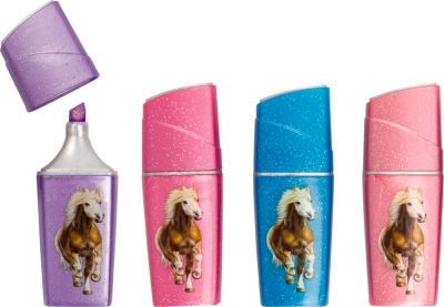 Mini Glitzer-Marker - Pferdefreunde Mini Glitzer-Marker - Pferdefreunde