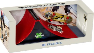 Mini-Skateboard-Set Spine-Ramp - skate-aid Mini-Skateboard-Set Spine-Ramp - skate-aid