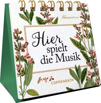 Mini-Spiralaufsteller: Hier spielt die Musik (AUGUSTINA)