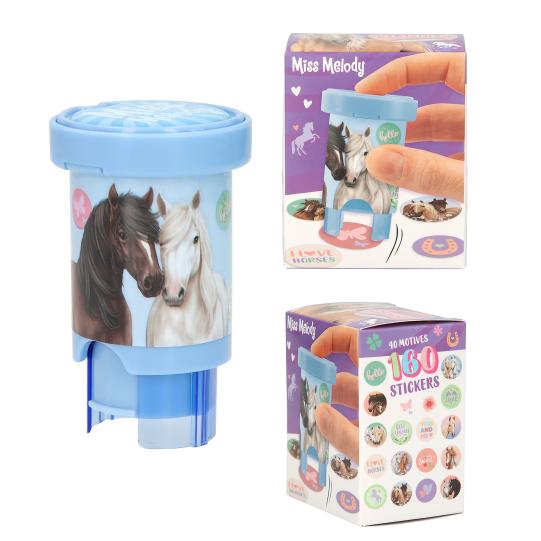Miss Melody Sticker Stempel Pferde Radierer, Anspitzer + Co. Miss Melody Sticker Stempel Pferde Radierer, Anspitzer + Co.