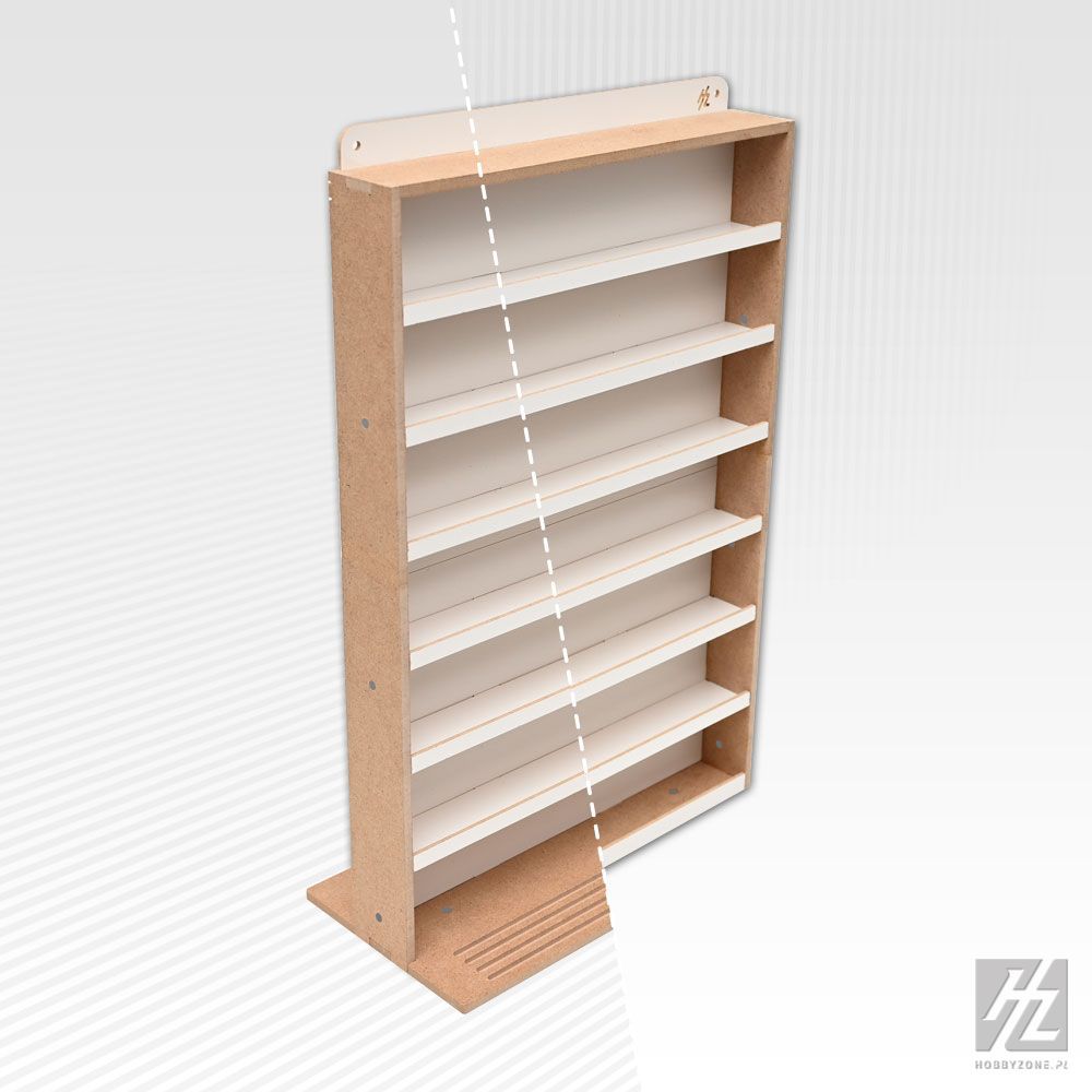 Modulares Wandregal für Farben x7 (Modular Paint Hanger) HobbyZone Wandelement