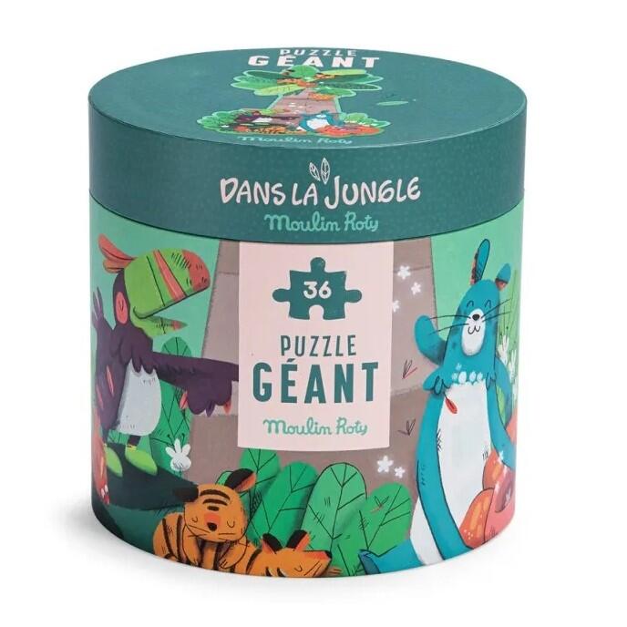 Moulin Roty - Puzzle 36 / Dschungle / Bodenpuzzle Moulin Roty - Puzzle 36 / Dschungle / Bodenpuzzle