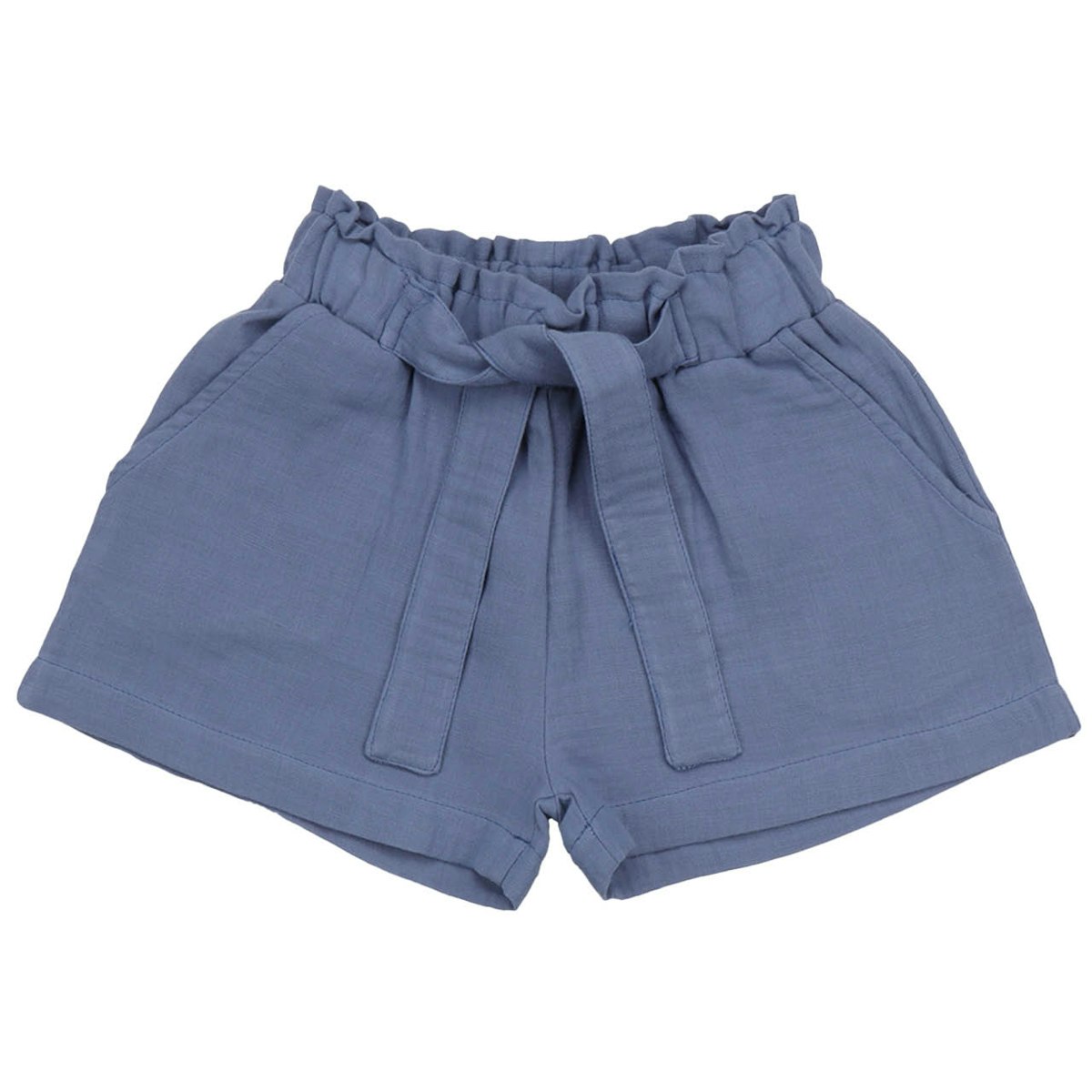 Musselin Shorts zum Binden blau 146 Musselin Shorts zum Binden blau 146