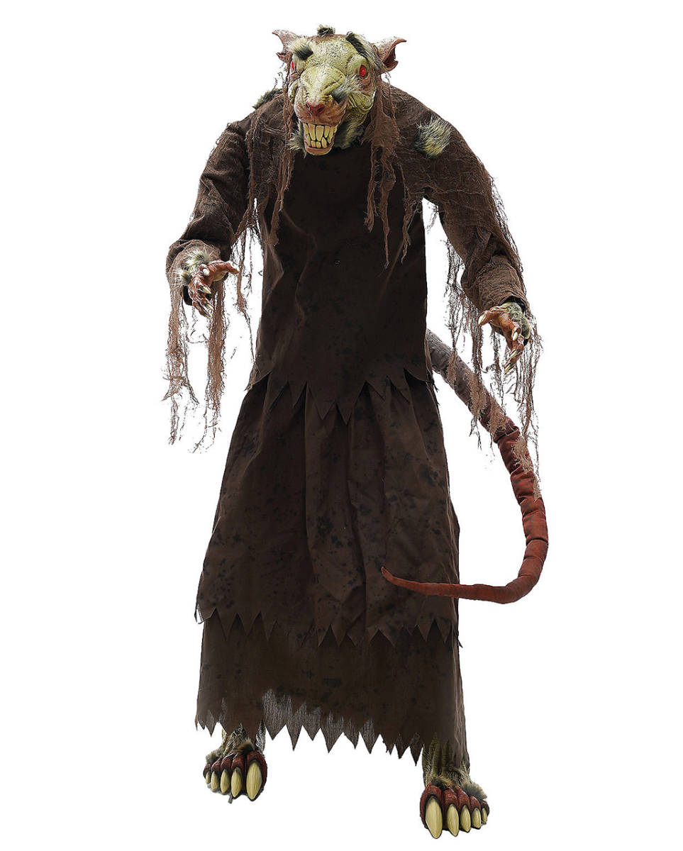 Mutierte Monster Ratte Halloween Animatronic 152cm