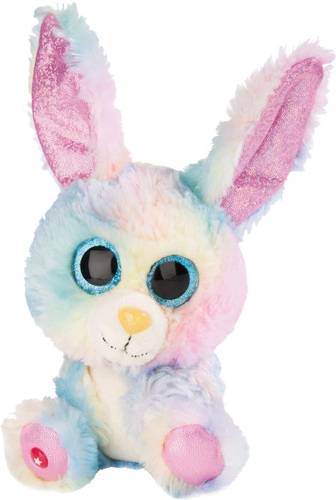 NICI Glubschis Schlenker Hase Rainbow Candy 15cm 45561 von Nici